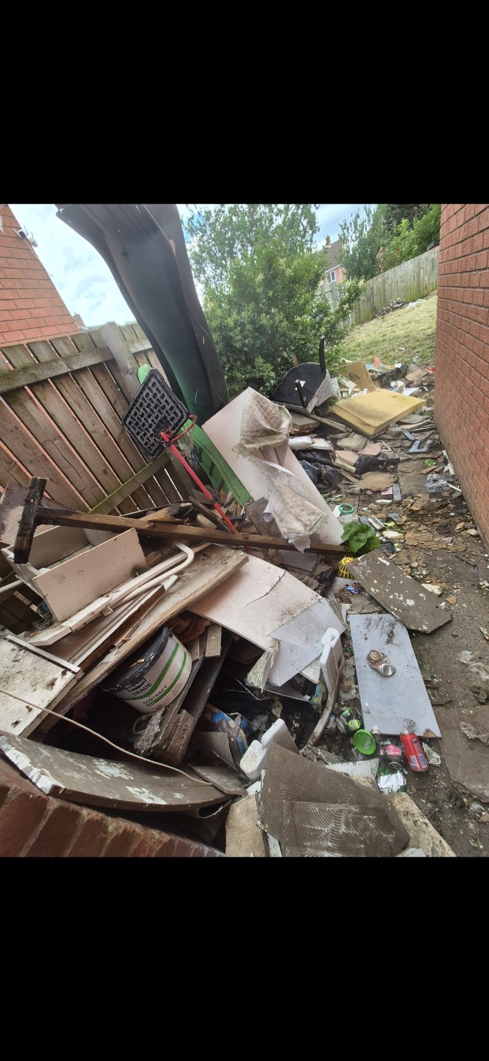 Before: Side passage clearance