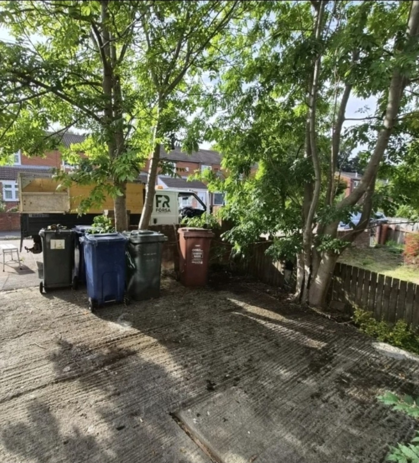 After: Bulky furniture clearance
